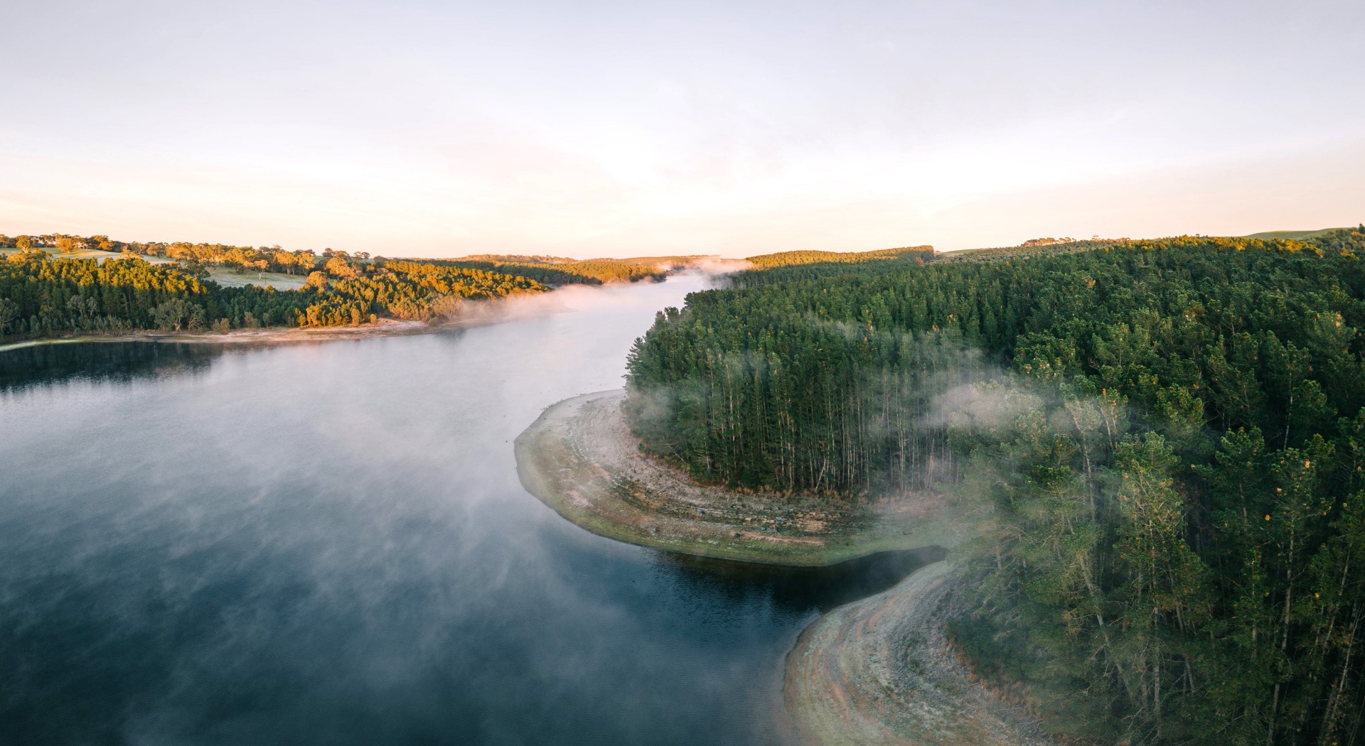 Mist over Myponga Reservoir