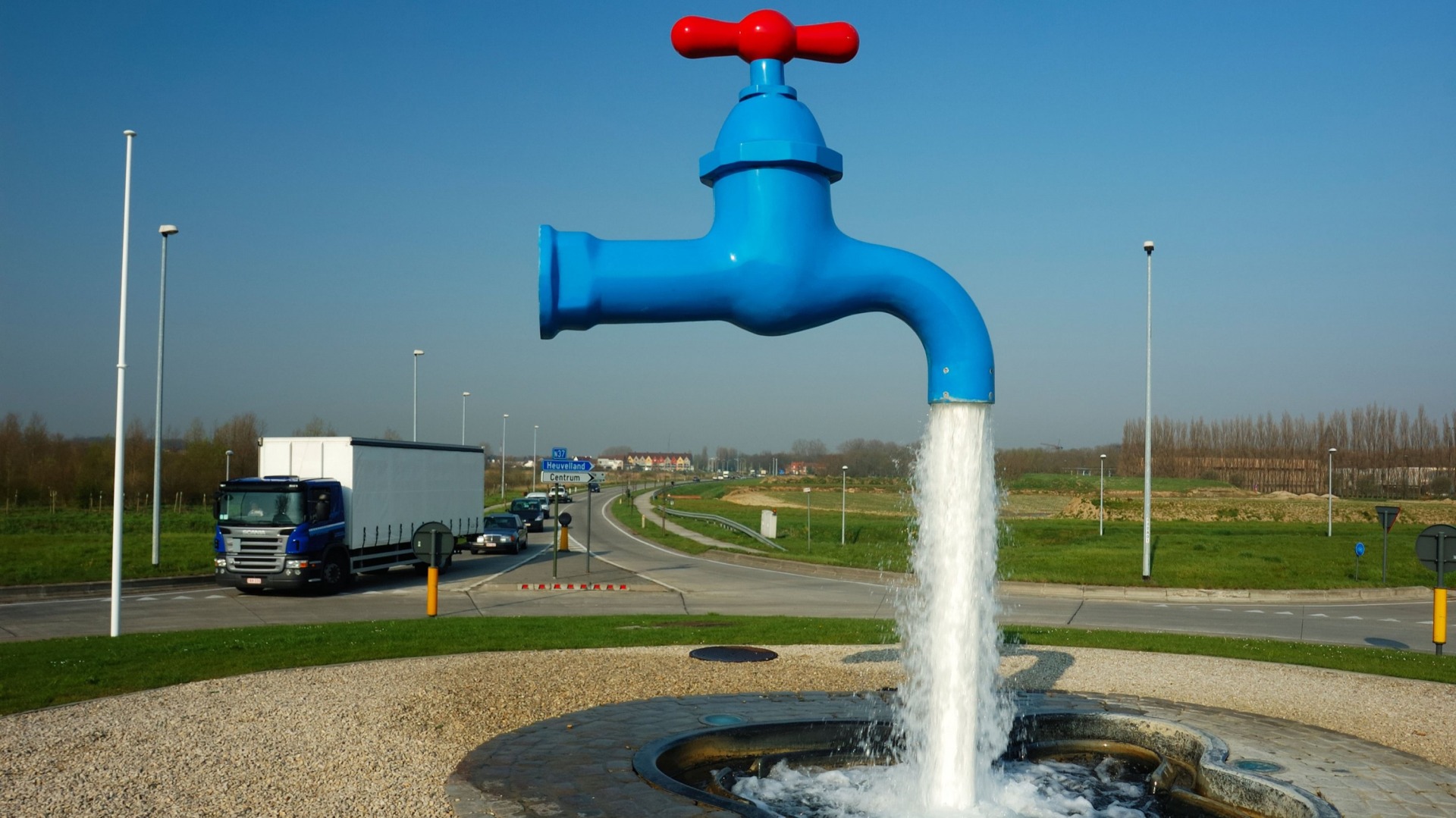 Floating tap, belgium