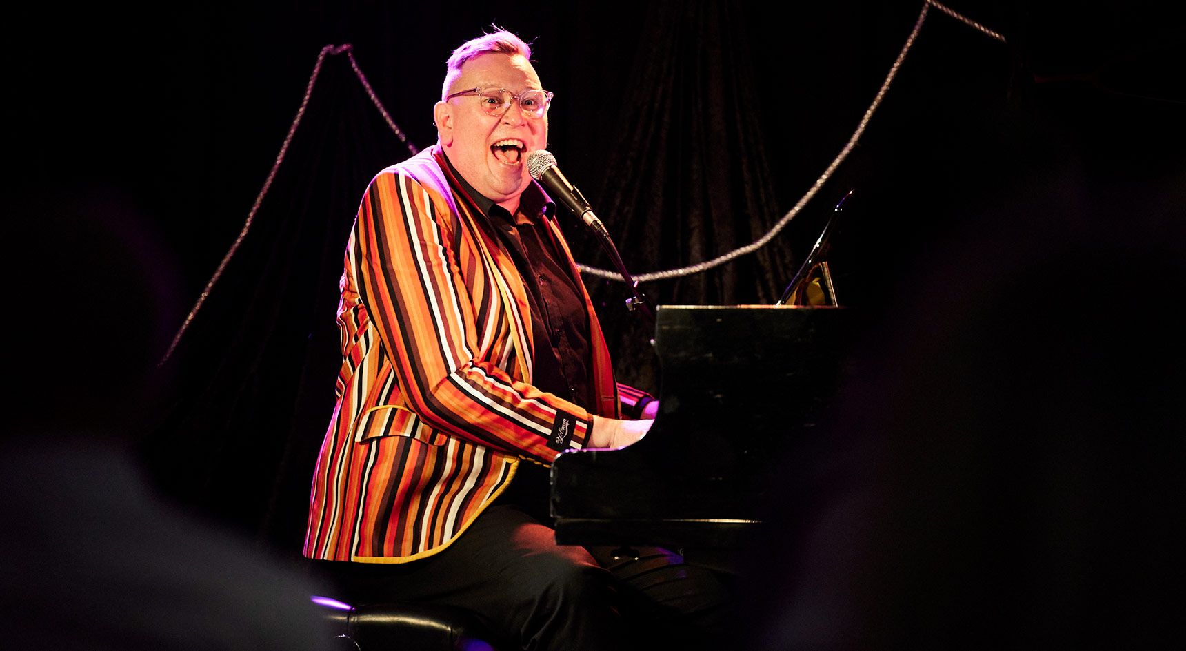 Trevor Jones performing Piano Man at Adelaide Cabaret Festival