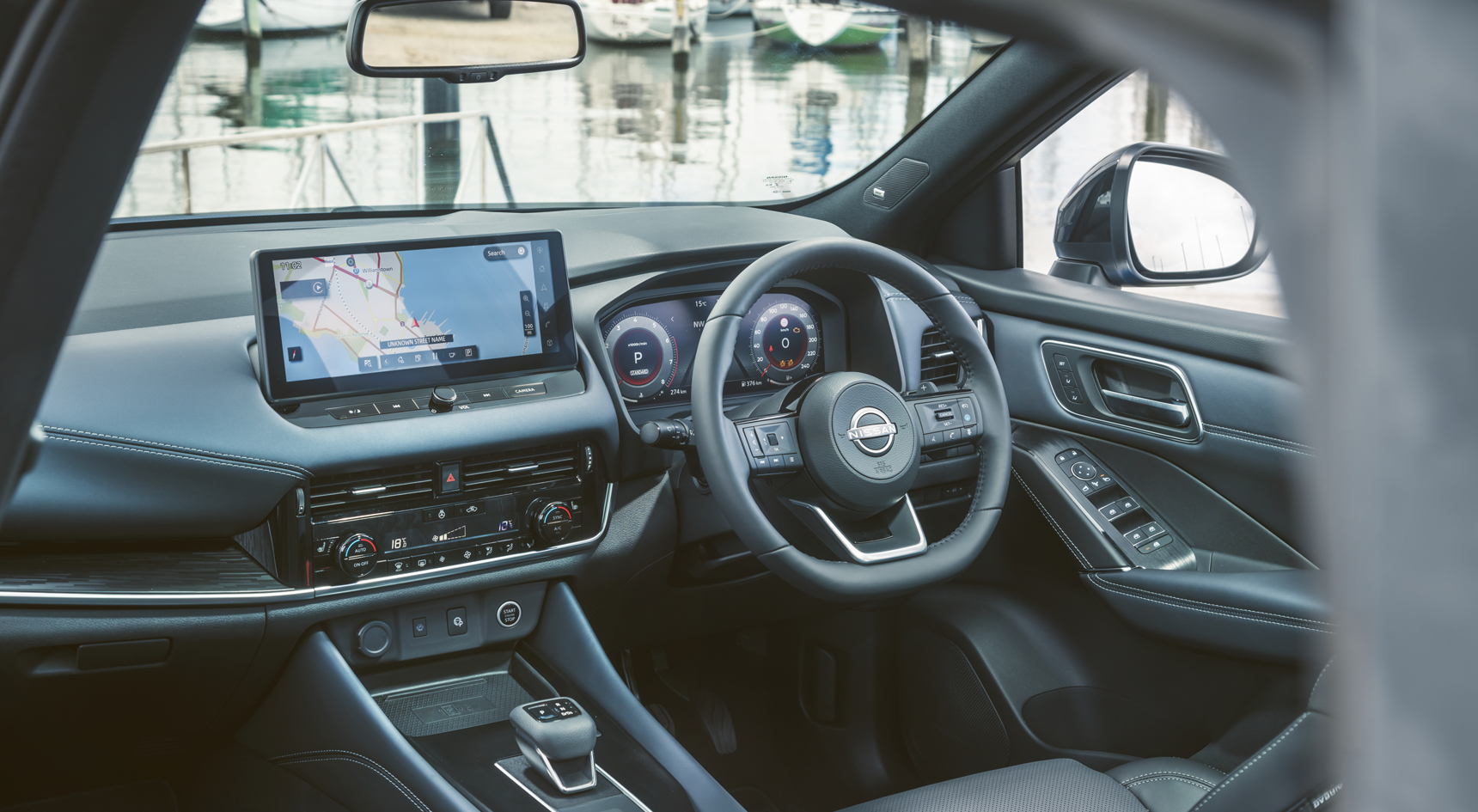 The interior of the Nissan Qashqai
