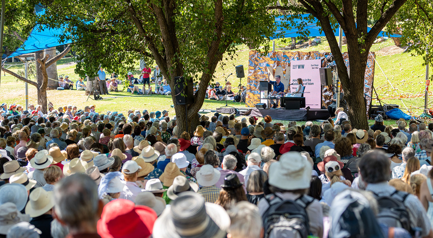 Crowd in front of the Adelaide Writers' Week stage