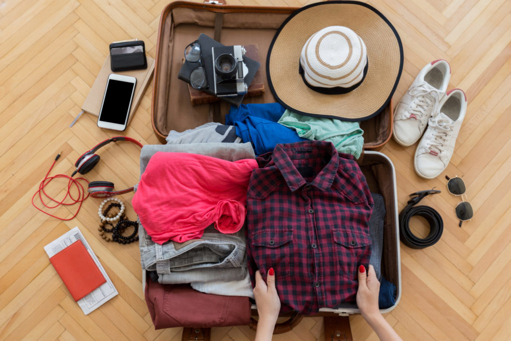 packing for a summer getaway