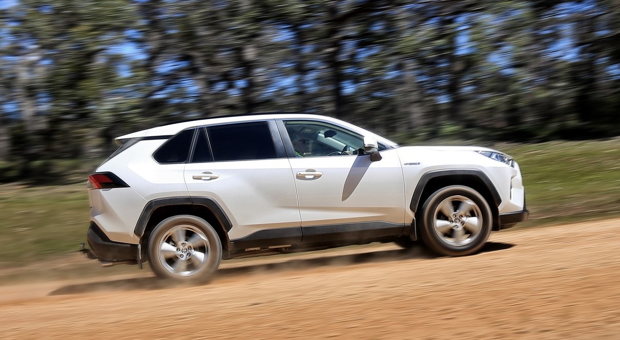 The main benefit of the RAV4’s AWD system is the reassuring extra traction it provides.