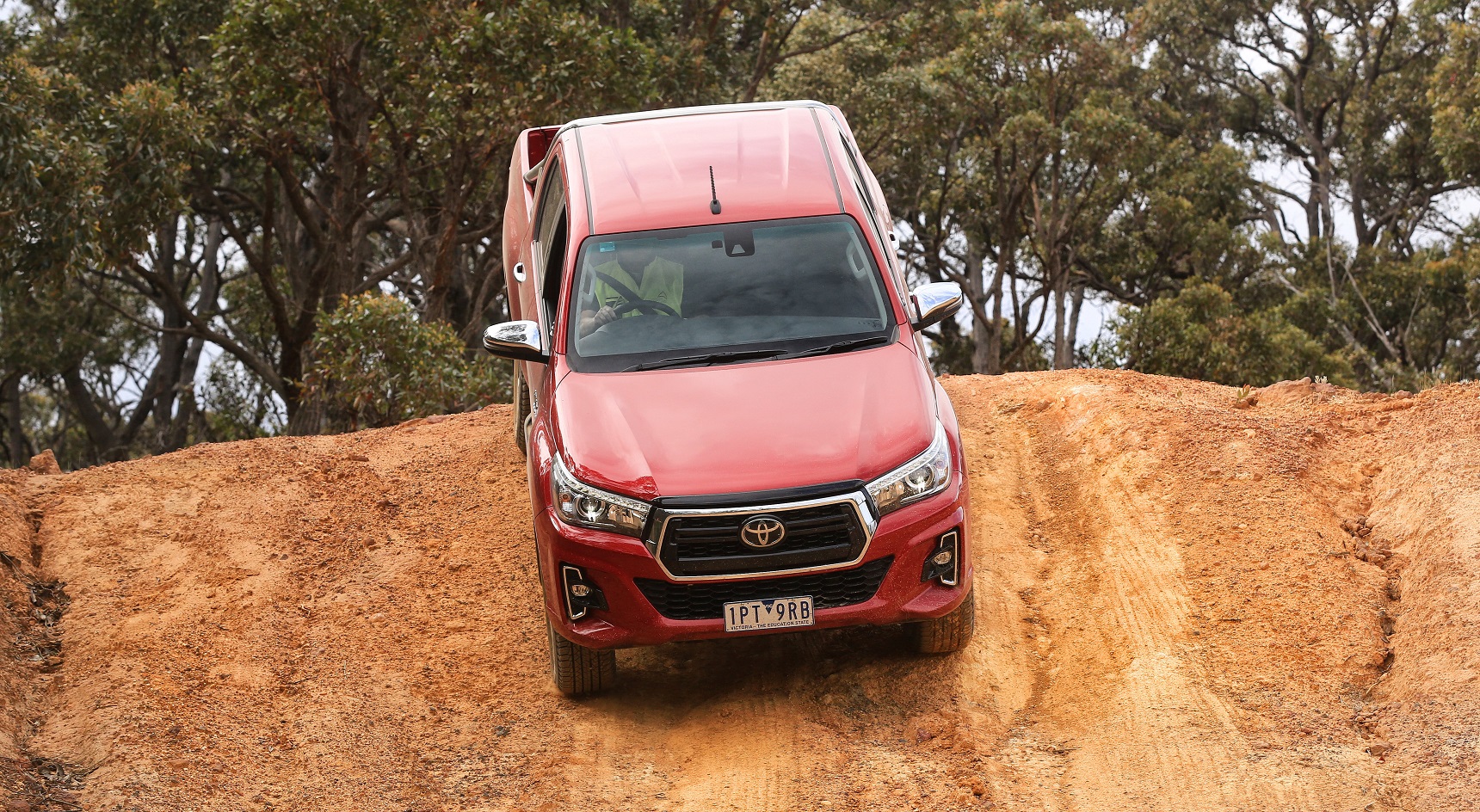 The HiLux conquered our off-road test loop with ease.