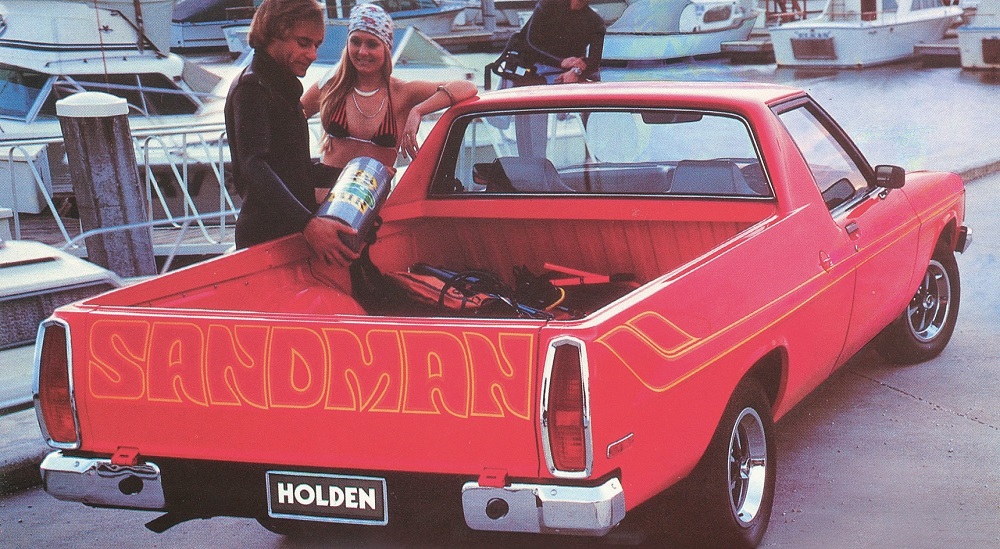 The HZ Sandman ute. Image: General Motors Holden Pressroom