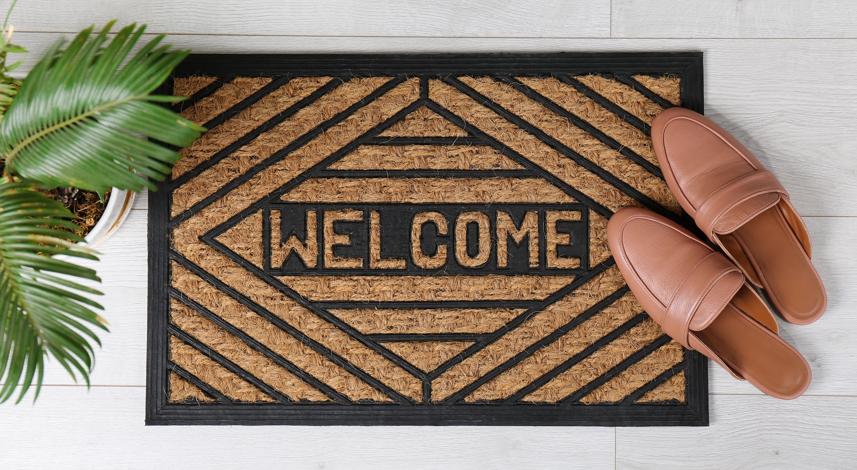 Remove highly flammable household objects like door mats. Image: Getty