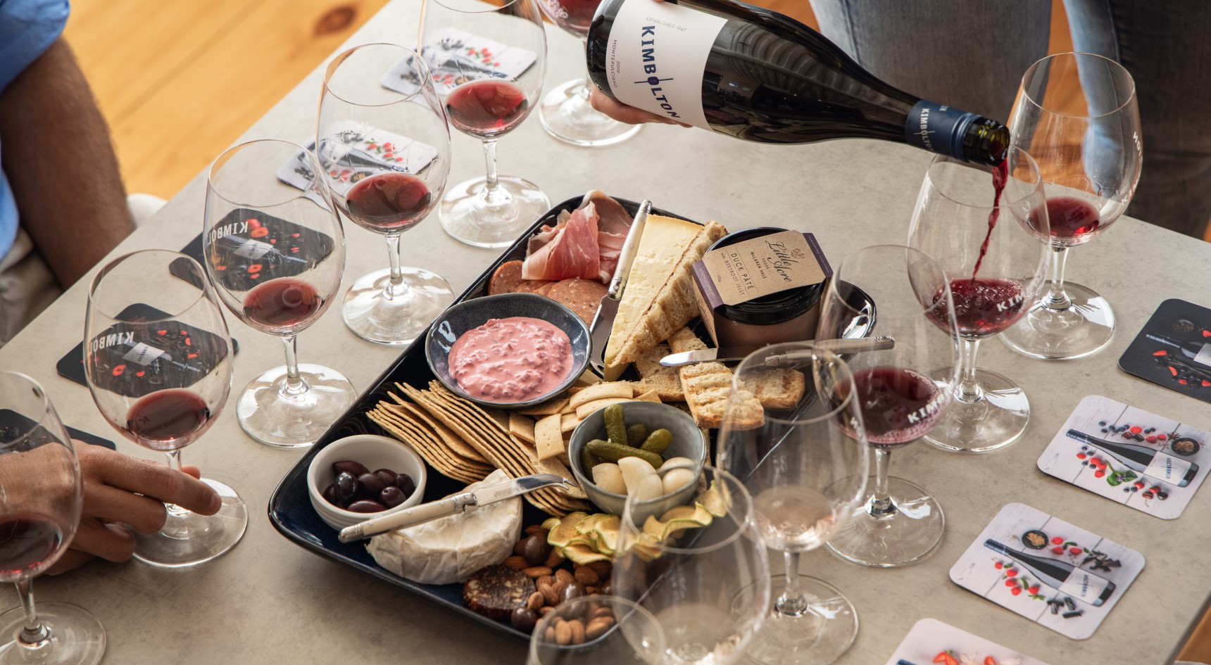 Kimbolton Wines' decadent tasting platters are a must in the Fleurieu. Image: SATC/Duy Dash