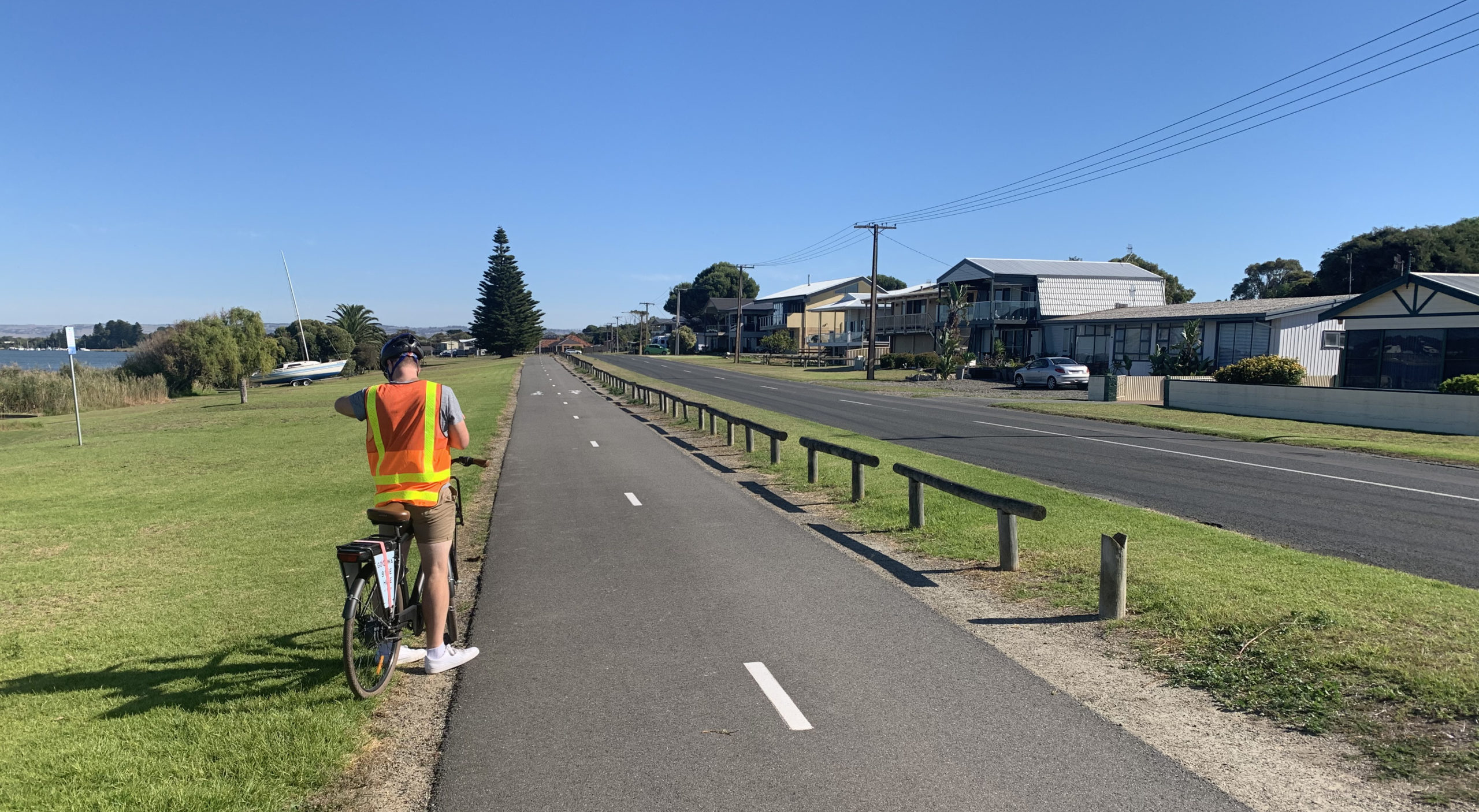 Encounter Bikeway section separated from the road. Image: RAA