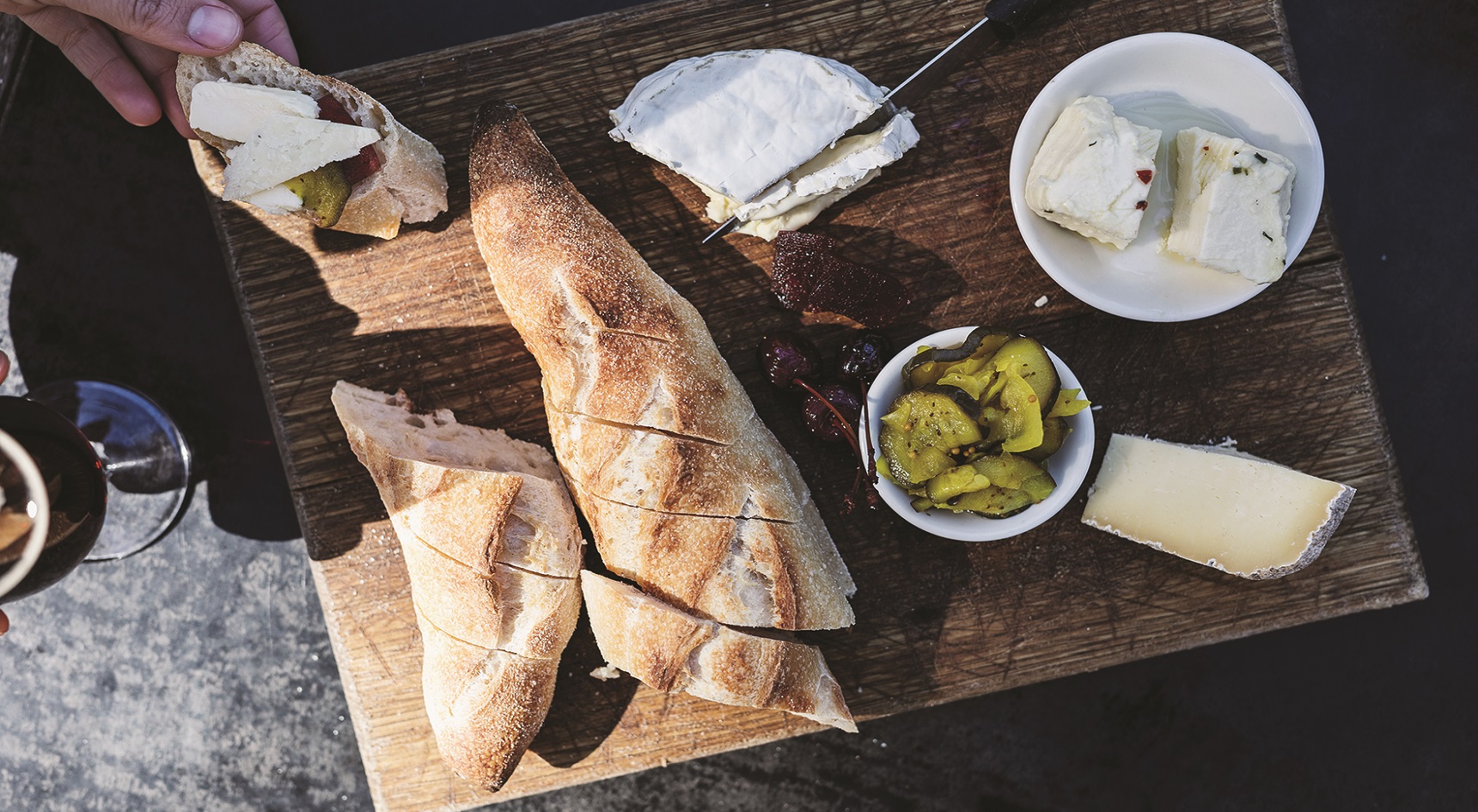 Bruny Island Cheese Co. platter.