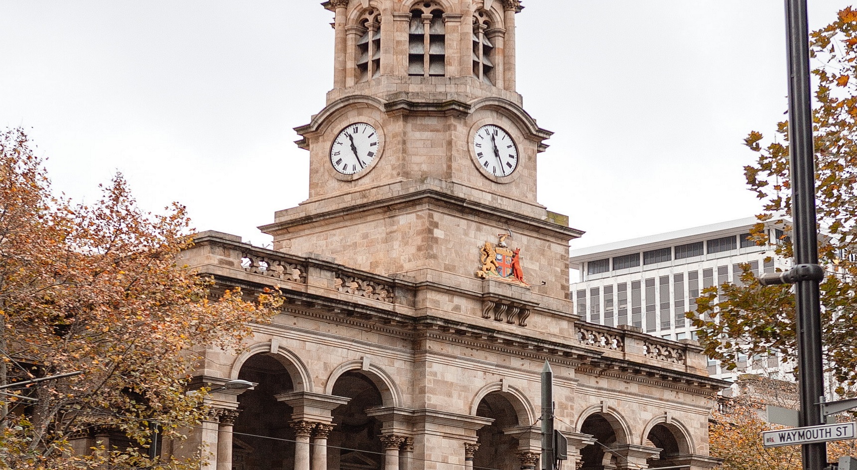Adelaide Town Hall building, Waymouth St.