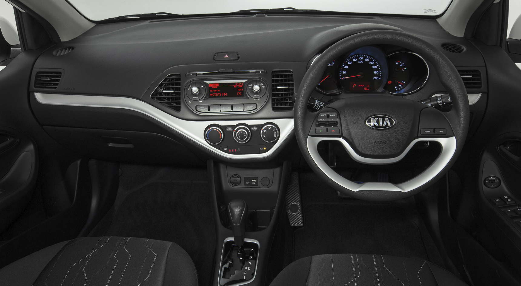 Interior of a Kia Picanto