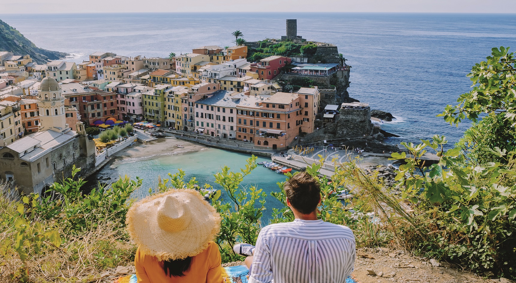 Picturesque coastal village in Cinque Terre, Italy