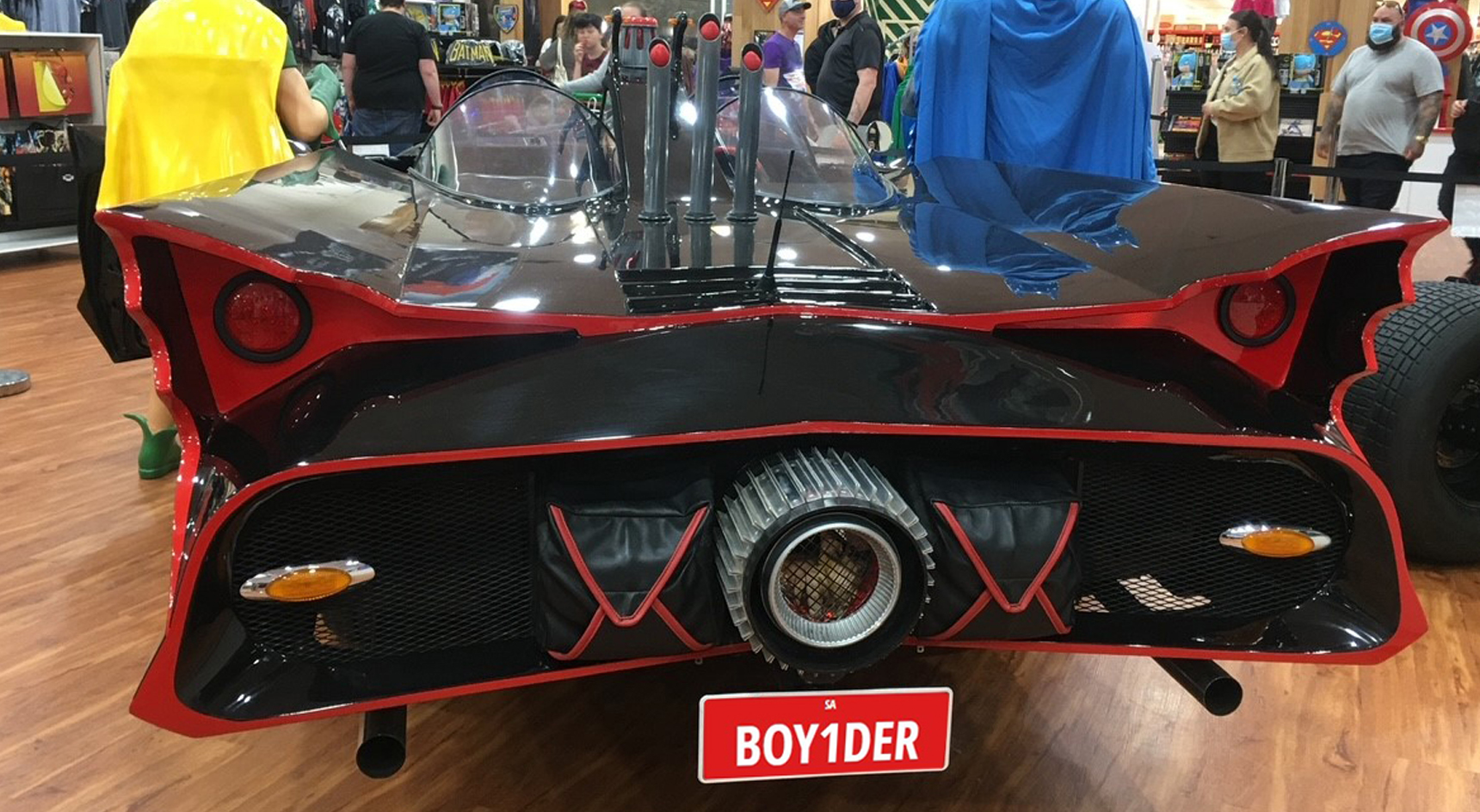 Batmobile BOY1DER Number Plate