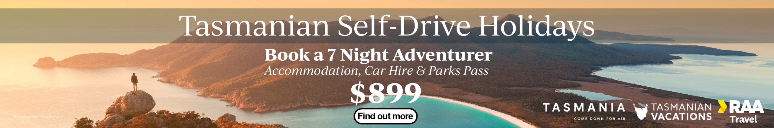 Tasmanian Vacations Ad