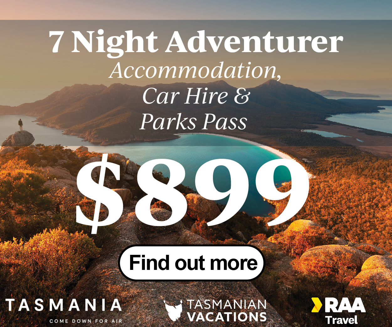 Tasmanian Vacations Ad