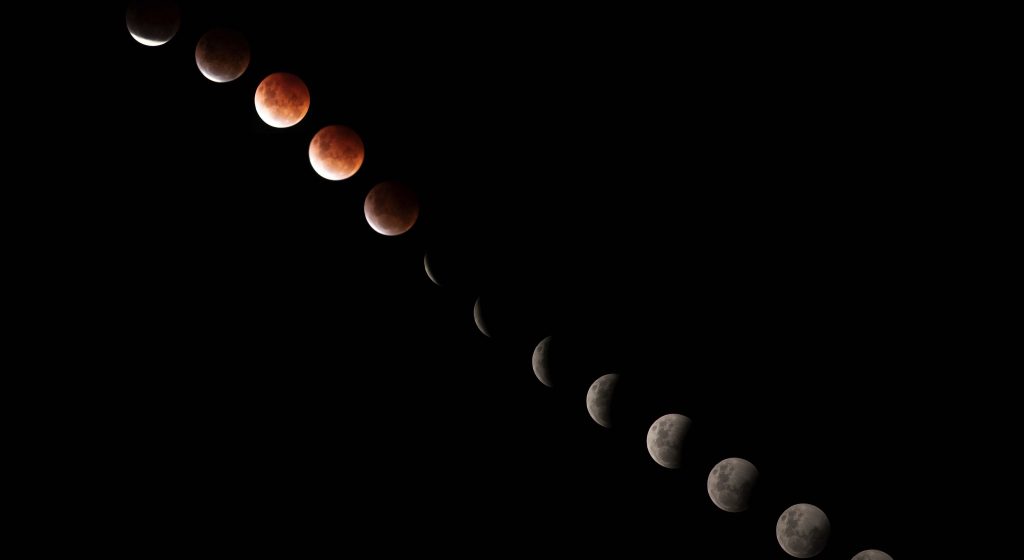 Transition to blood moon