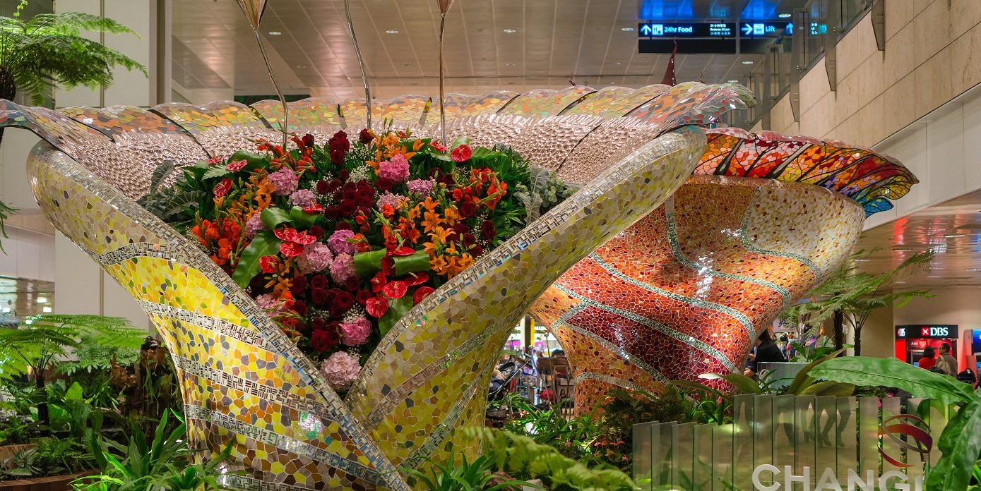 Enchanted garden in Changi airport