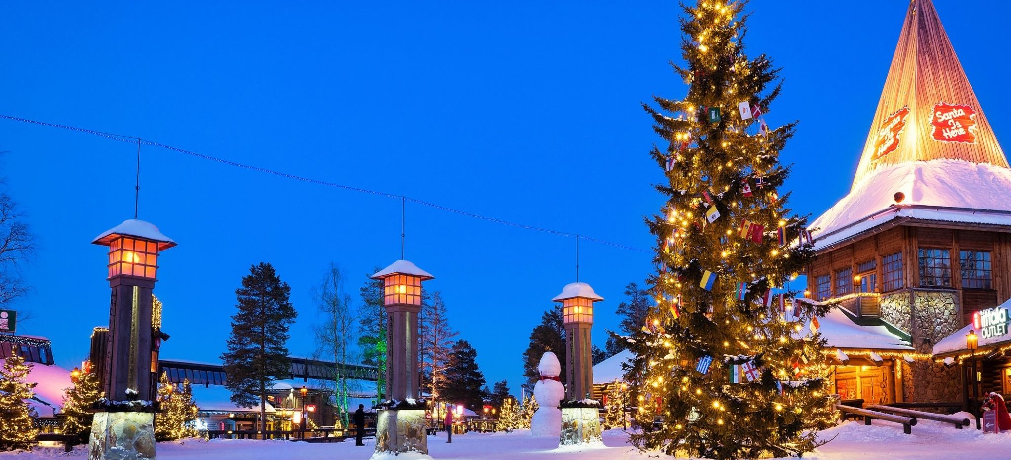 Santa Claus Village in Finland.