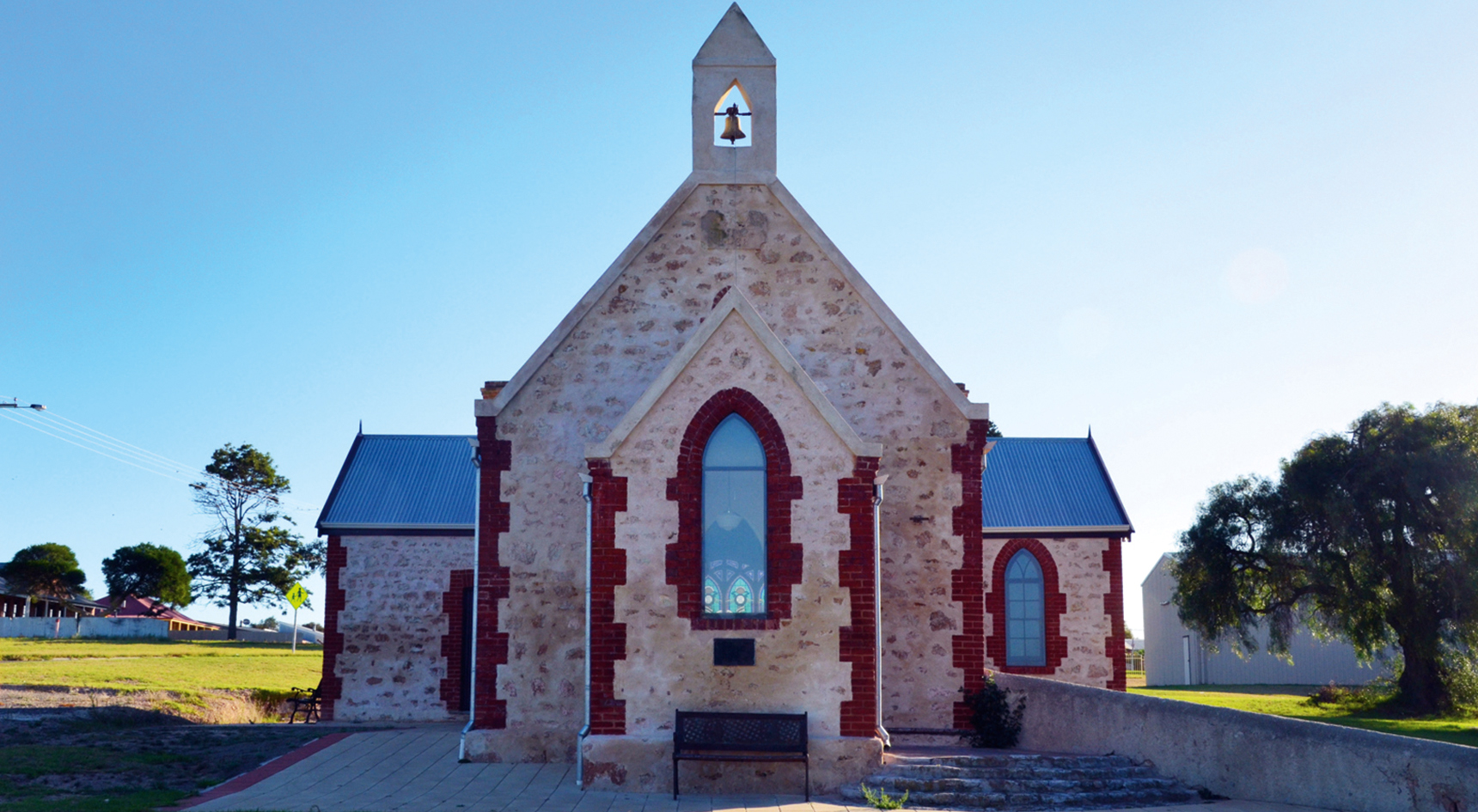 The museum and history church at Raukkan, South Australia near the Coorong National Park